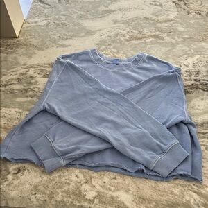 Old Navy Light Blue cropped crewneck
